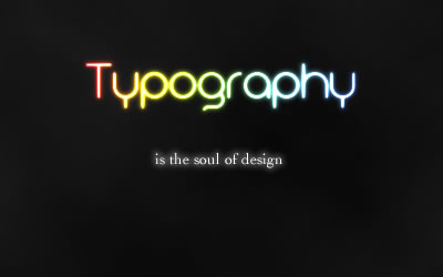 Typography Image